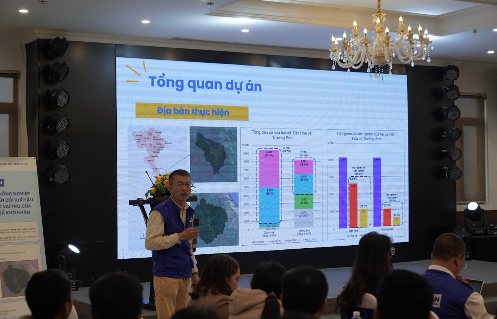 Sinh kế nông nghiệp thích ứng giúp phụ nữ vùng cao Quảng Trị vững vàng trước biến đổi khí hậu